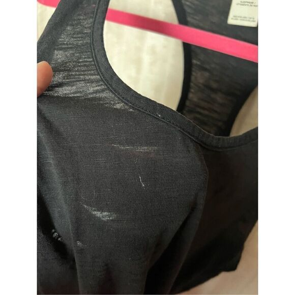 PINK By Victorias Secret Black Sleep Tank Top Woman’s Size Large - Picture 3 of 9